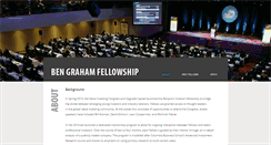 Desktop Screenshot of bengrahamfellowship.com